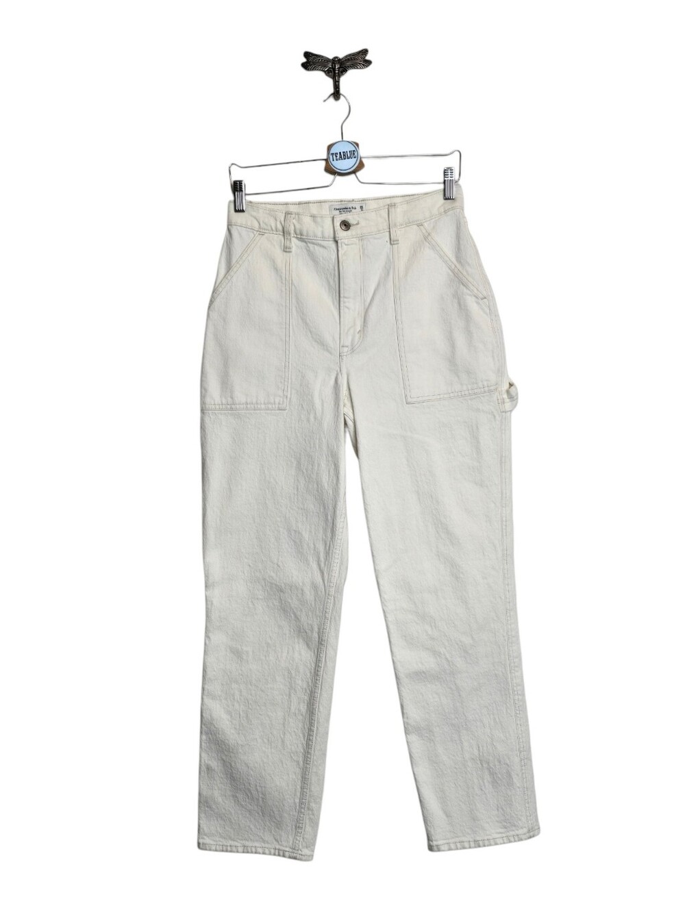 Abercrombie & Fitch Curve Love 90s Straight Ultra High Rise Carpenter Jeans 29